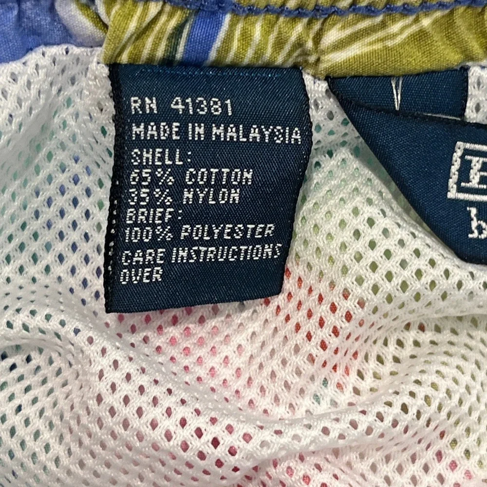 Polo Ralph Lauren Swim Trunks Mens XXL Multicolor Cotton Nylon Floral Tropical‎